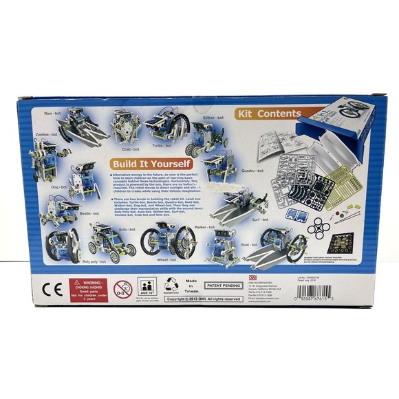 Owikit Robotikits New 14 In 1 Educational Solar Robot Kit MSK615 Mechanical Toy - Picture 3 of 7